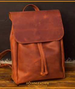 Balo nữ da bò thật